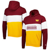 Washington Commanders Colorblock Current Pullover Hoodie | NFL Online