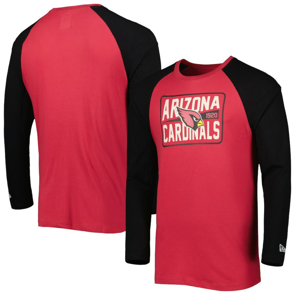 Arizona Cardinals Current Raglan Long Sleeve T-Shirt | NFL Outlet