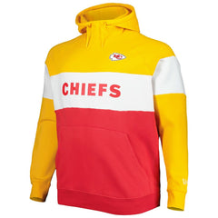 Kansas City Chiefs Big & Tall Current Team Colorblock Fleece Raglan Pullover Hoodie | NFL Outlet