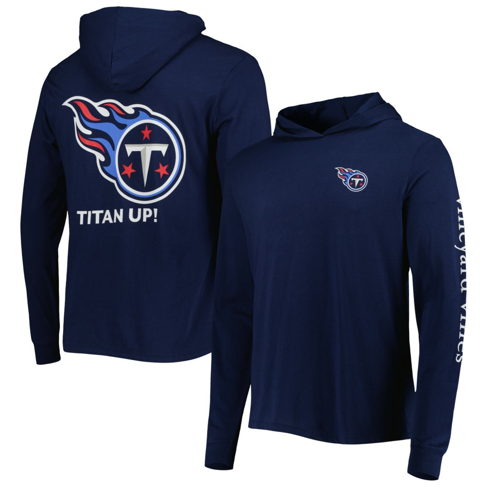 Tennessee Titans Vineyard Vines Local Long Sleeve Hoodie T-Shirt | NFL Outlet