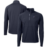 Houston Texans Cutter & Buck Adapt Eco Knit Hybrid Recycled Quarter-Zip Pullover Top | NFL US