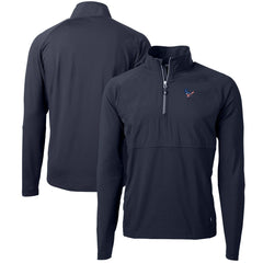 Houston Texans Cutter & Buck Adapt Eco Knit Hybrid Recycled Quarter-Zip Pullover Top | NFL US