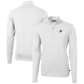 Detroit Lions Cutter & Buck Big & Tall Virtue Eco Pique Recycled Quarter-Zip Jacket | NFL Sale