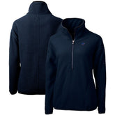 Cincinnati Bengals Cutter & Buck Women's Americana Cascade Eco Sherpa Fleece Half-Zip Pullover Jacket | NFL Online