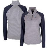 New York Giants Cutter & Buck Women's Forge Tonal Half-Zip Top | NFL Online