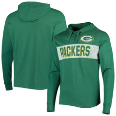 Green Bay Packers '47 Field Franklin Hooded Long Sleeve T-Shirt | NFL Outlet