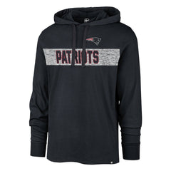 New England Patriots '47 Field Franklin Hooded Long Sleeve T-Shirt | NFL On sale