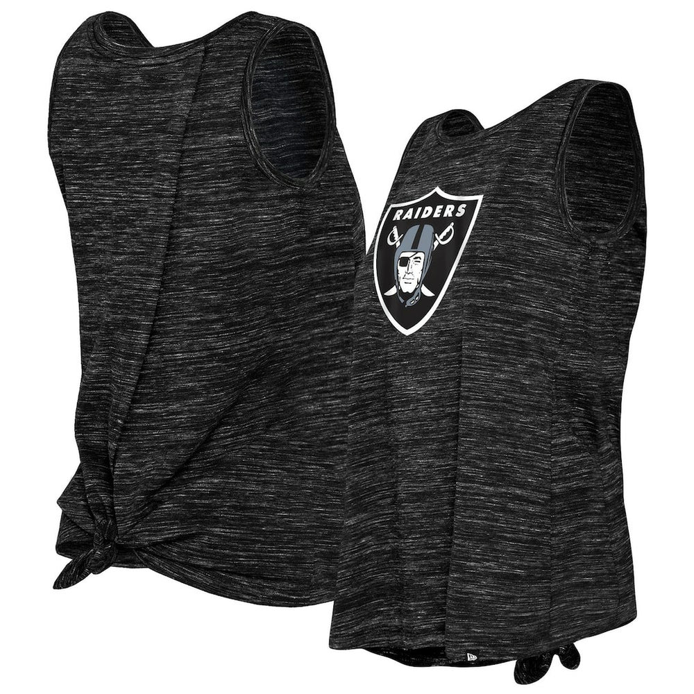 Las Vegas Raiders Women's Space Dye Tie-Back Tank Top | NFL Sale
