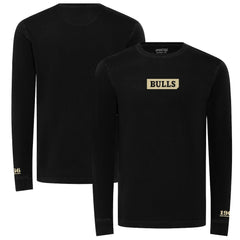 Black Chicago Bulls Sportiqe Unisex 1966 Collection Mohave Pullover Sweatshirt | NBA