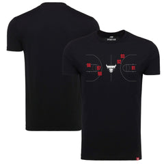Black Chicago Bulls Sportiqe Unisex 1966 Collection Comfy Tri-Blend T-Shirt sale | NBA