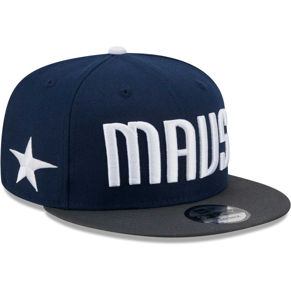 Navy/Gray Dallas Mavericks Jersey Hook Statement Edition 9FIFTY Snapback Hat sale | NBA