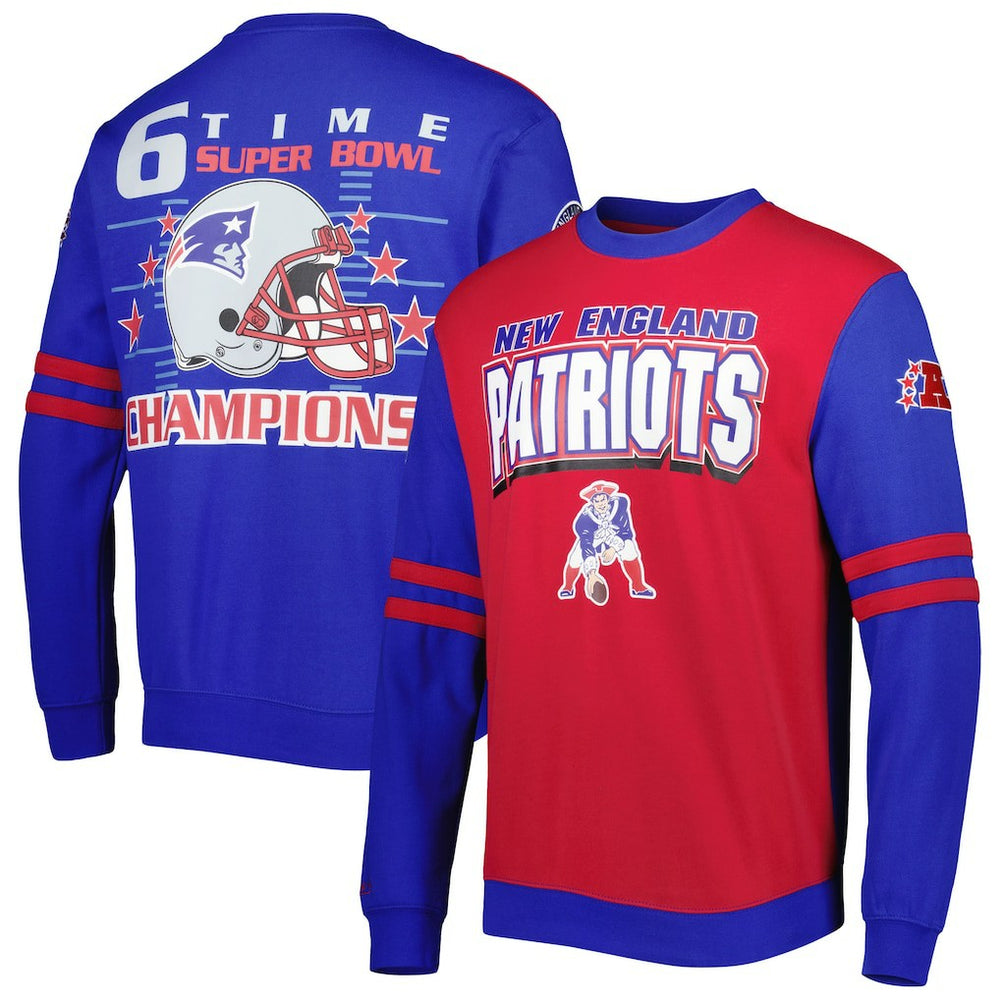 New England Patriots All Over 2.0 Pullover Sweatshirt | NFL Outlet