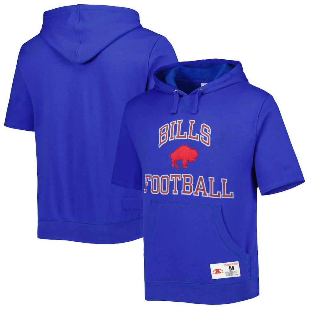 Buffalo Bills Washed Short Sleeve Pullover Hoodie | NFL Online