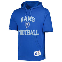 Los Angeles Rams Washed Short Sleeve Pullover Hoodie | NFL Sale
