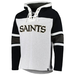 New Orleans Saints '47 Gridiron Lace-Up Pullover Hoodie | NFL On sale