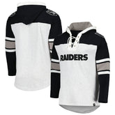 Las Vegas Raiders '47 Gridiron Lace-Up Pullover Hoodie | NFL On sale