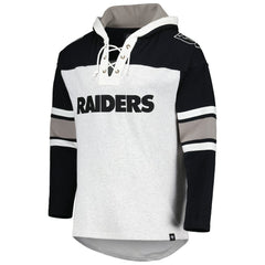 Las Vegas Raiders '47 Gridiron Lace-Up Pullover Hoodie | NFL On sale