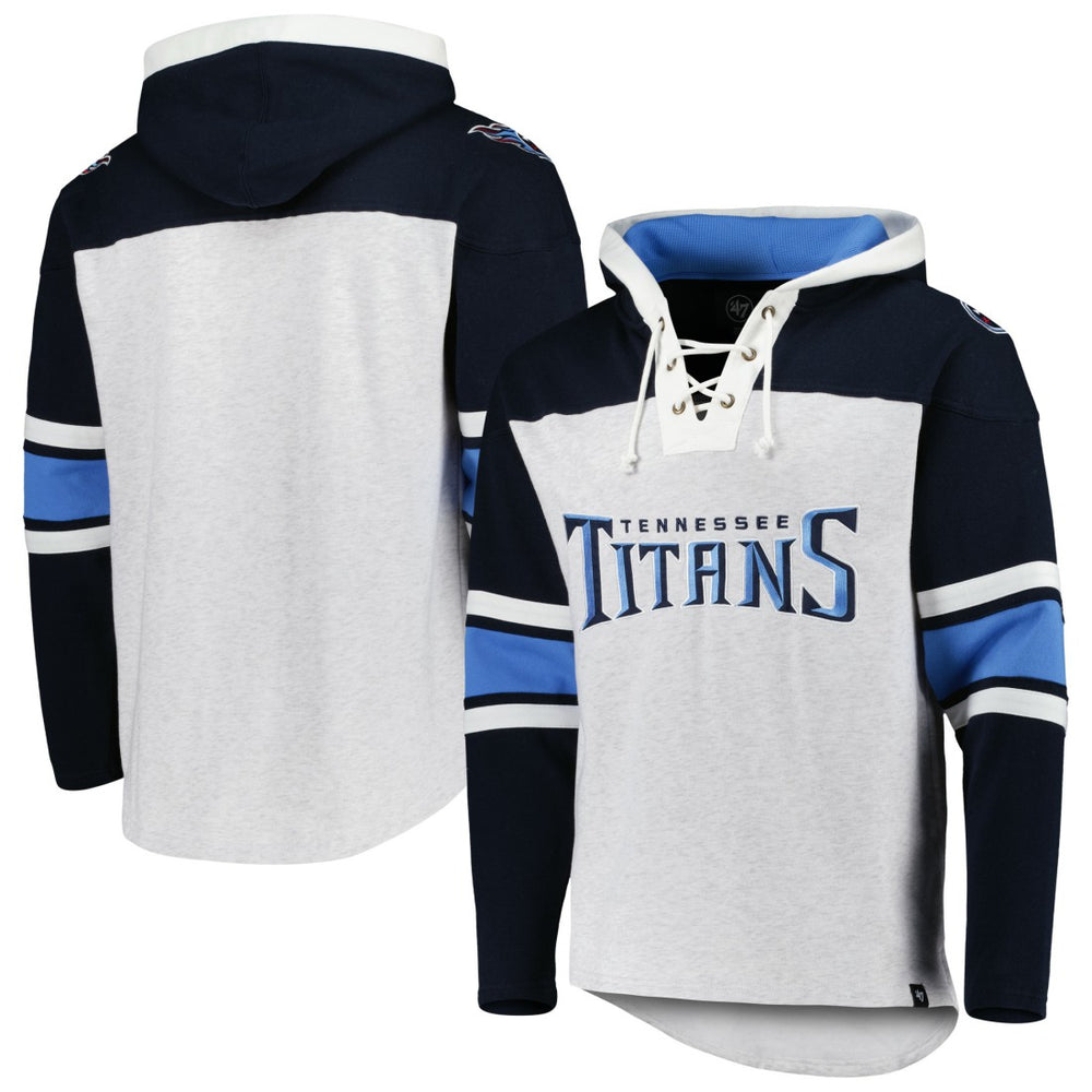 Tennessee Titans '47 Gridiron Lace-Up Pullover Hoodie | NFL Sale