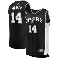Black Blake Wesley San Antonio Spurs Fast Break Replica Player Jersey | NBA