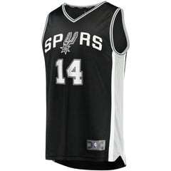 Black Blake Wesley San Antonio Spurs Fast Break Replica Player Jersey | NBA