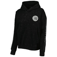 Chicago Cubs The Wild Collective Women's Marble Pullover Hoodie - MLB Hoodies