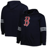 Boston Red Sox Women's Plus Size Front Logo Full-Zip Hoodie - MLB Hoodies