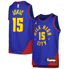 Blue Nikola Jokic Denver Nuggets Jordan Brand Youth Swingman Jersey sale | NBA