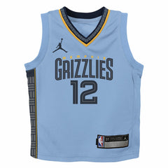 Light Blue Ja Morant Memphis Grizzlies Jordan Brand Preschool 2022/23 Statement Edition Jersey | NBA