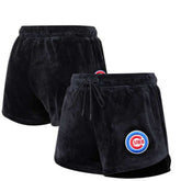 Chicago Cubs Pro Standard Women's Classic Velour Lounge Shorts - MLB Shorts