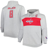 Alexander Ovechkin Washington Capitals Big & Tall Player Pullover Hoodie - NHL Hoodies
