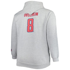 Alexander Ovechkin Washington Capitals Big & Tall Player Pullover Hoodie - NHL Hoodies