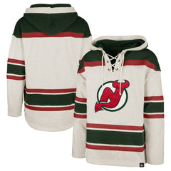 New Jersey Devils '47 Rockaway Lace-Up Pullover Hoodie - NHL Jerseys