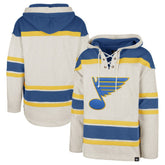 St. Louis Blues '47 Rockaway Lace-Up Pullover Hoodie - NHL Hoodies