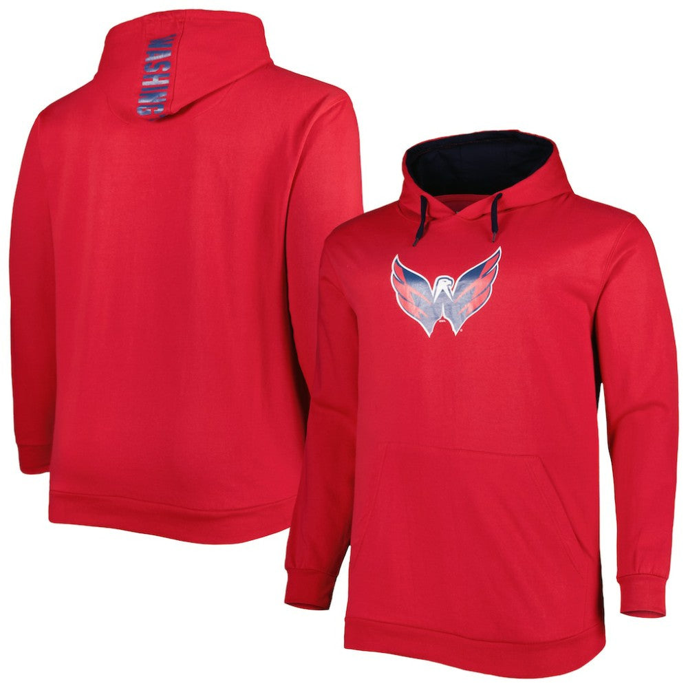 Washington Capitals Big & Tall Fleece Pullover Hoodie - NHL Hoodies