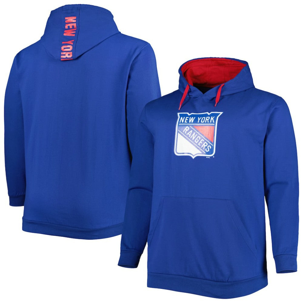 New York Rangers Big & Tall Fleece Pullover Hoodie - NHL Hoodies