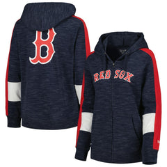 Boston Red Sox New Era Women's Colorblock Full-Zip Hoodie - MLB Hoodies