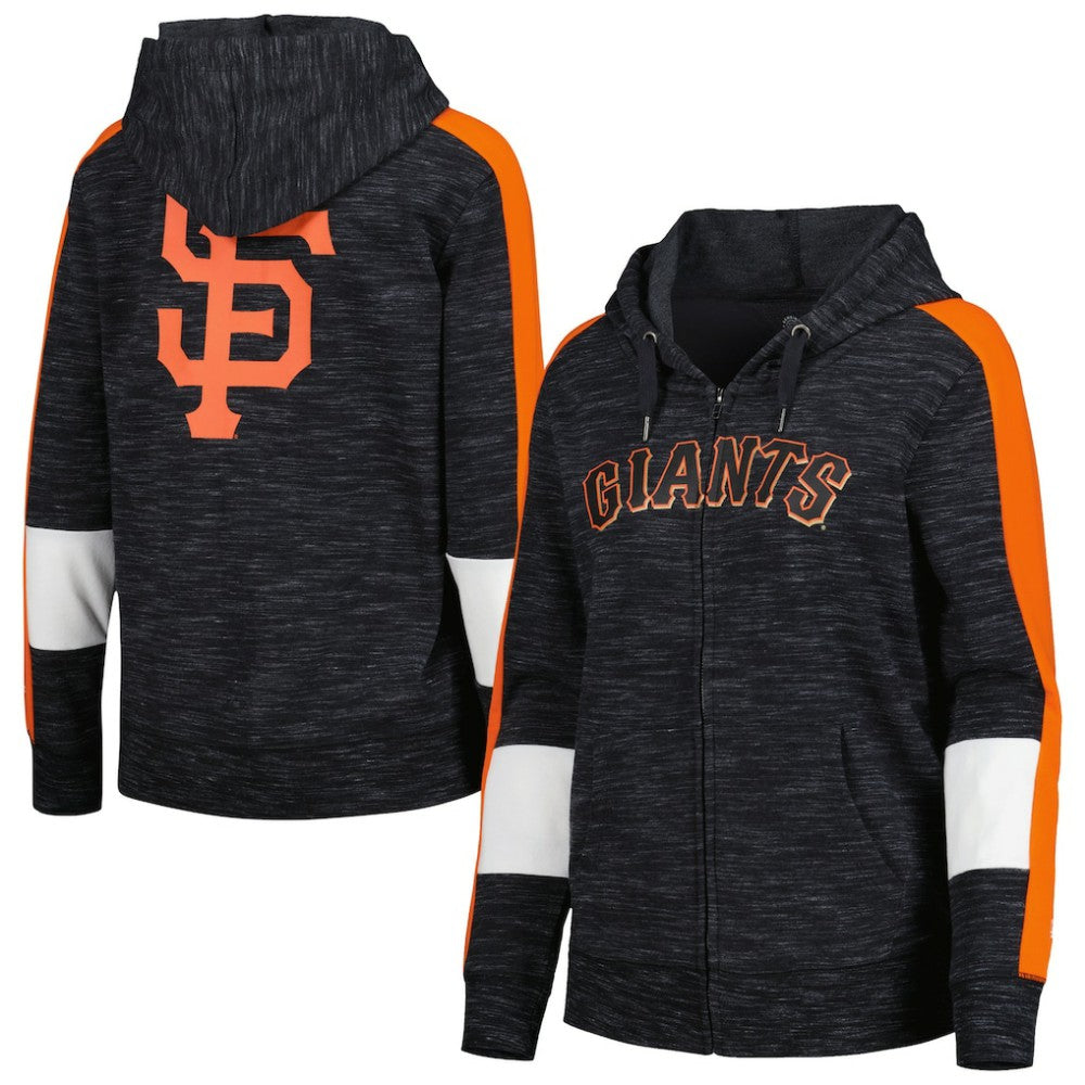 San Francisco Giants New Era Women's Colorblock Full-Zip Hoodie - MLB Hoodies