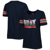 Boston Red Sox New Era Women's Team Stripe T-Shirt - MLB T-shirts