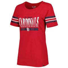 St. Louis Cardinals New Era Women's Team Stripe T-Shirt - MLB T-shirts