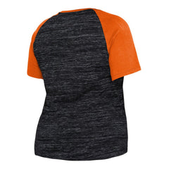 San Francisco Giants New Era Women's Plus Size Space Dye Raglan V-Neck T-Shirt - MLB T-shirts