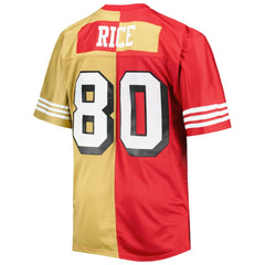 San Francisco 49ers Jerry Rice Big & Tall Split Legacy Retired Player Replica Jersey | NFL On sale
