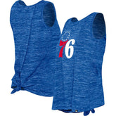 Royal Philadelphia 76ers Women's Space Dye Active Tank Top | NBA