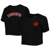 Black Toronto Raptors Pro Standard Women's Classics Boxy T-Shirt | NBA