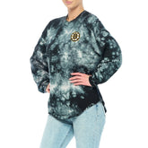 Boston Bruins Fanatics Women's Crystal-Dye Long Sleeve T-Shirt - NHL T-shirts