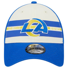 Los Angeles Rams Team Stripe Trucker 9FORTY Snapback Hat | NFL Discount
