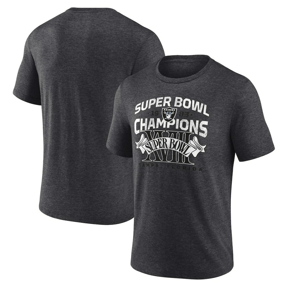 Las Vegas Raiders Hometown Old-Fashioned Super Bowl XVIII s Tri-Blend T-Shirt | NFL On sale