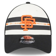 San Francisco Giants New Era Team Stripe Trucker 9FORTY Snapback Hat - MLB Hats