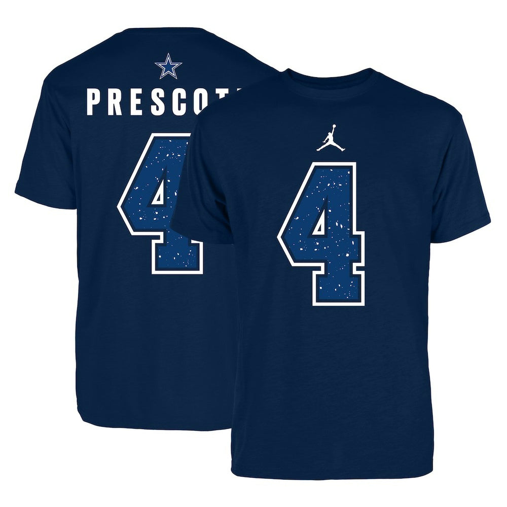 Dallas Cowboys Dak Prescott Jordan Brand Name & Number T-Shirt | NFL US