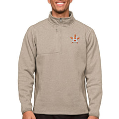 Houston Astros Antigua Course Quarter-Zip Pullover Top - MLB Pullover