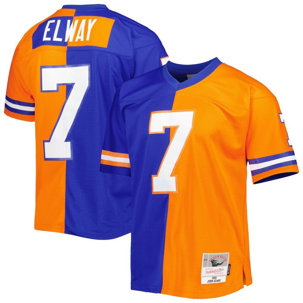 Denver Broncos John Elway 1990 Split Legacy Replica Jersey | NFL US